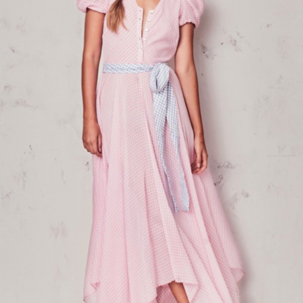 Loveshackfancy Pink Coralie Dress NWT 10 Rare